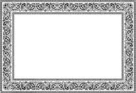 Download Psd Detail Paisley Bandana Border Black Official Psds Black And White Background Border Design Clip Art Borders