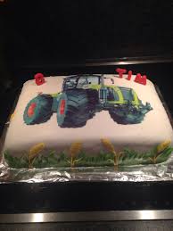 Claas Tractor Birthday Cake Tractor Birthday Cakes Tractor Birthday Tractor Cake
