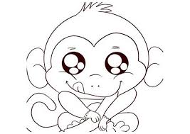 Show your kids a fun way to learn the abcs with alphabet printables they can color. Baby Gorilla Easy Draw Clip Art Library