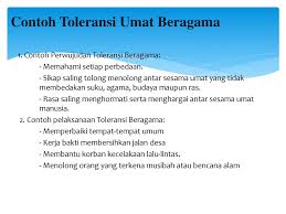 Agama adalah sistem yang mengatur kepercayaan dan peribadatan kepada tuhan yang mahakuasa serta tata kaidah yang berhubungan dengan budaya, dan pandangan dunia yang menghubungkan manusia dengan tatanan kehidupan. Toleransi Antar Umat Beragama Ppt Download