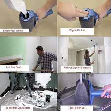 Paint Roller Brush Painting Handle Tool Paint Roller Roller Brush Paint Runner