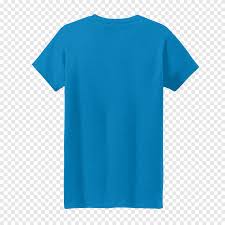 Download T Shirt Gildan Activewear Blue Clothing Sleeve T Shirt Templates Tshirt Blue Png Pngegg