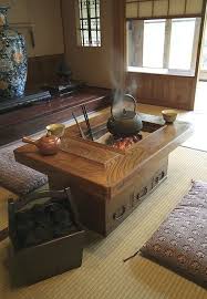 Hibachi Japanese Table Grilling Japanese Furniture Japanese Living Rooms Japanese Home Design