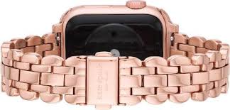 Kate spade new york metallic rose gold leather 38/40mm band for apple watch. Kate Spade New York Stainless Steel Watch Strap For Apple Watch 38mm And 40mm Rose Gold Big Apple Buddy