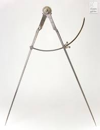 Enlarged Image Dividers Inv 1000 Vintage Tools Compass Art Objects Design