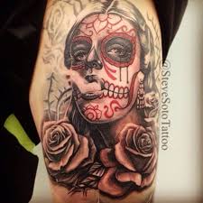 Dia De Los Tat Dia De Los Muertos Angel Sleeve Tattoos Hand Tattoos Sweet Tattoos