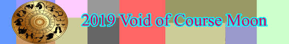 Voc Moon 2019 Void Of Course Moon Periods In 2019 Find