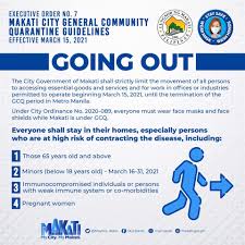Part c below contains a comparison of mecq to ecq and to gcq. Makati Covid 19 Advisories