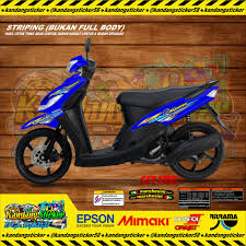 Modifikasi yamaha mio babylook warna biru youtube from m.youtube.com. Striping Custom Mio Sporty Mothai Babylooks Thailook Thailand Shopee Indonesia