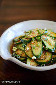 Oi means cucumber and muchim means mixed with seasoning or dressing. Simple Korean Cucumber Salad Oi Muchim ì˜¤ì´ë¬´ì¹¨ Kimchimari