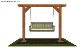 The footprint is about 13 feet by 13 feet. 2 Post Swing Set Free Diy Plans