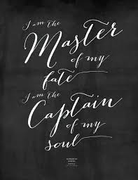Maybe you would like to learn more about one of these? I Am The Master Of My Fate And Captain Of My By Domesticnotions Inspirational Words Pretty Words Flight Quotes