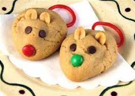 Peanut Butter Christmas Mice Recipe Peanut Butter Mouse Mouse Recipes Christmas Food