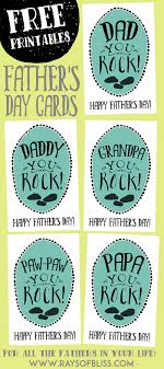 Again, how fun and easy and creative can you get just from coloring hearts. You Rock Father S Day Cards Free Printables Rays Of Bliss
