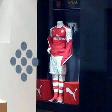 Arsenal jersey 2014 2015 home large shirt long sleeve trikot camiseta puma ig93. Picture New Arsenal Puma Jersey For 2014 15 Season Balls Ie