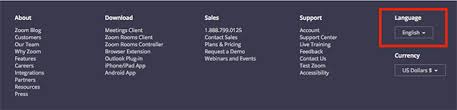 Change Your Language On Zoom Zoom Help Center