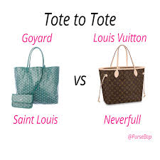 Goyard Saint Louis Vs Louis Vuitton Neverfull Battle Of