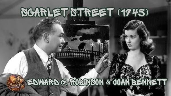Scarlet Street (1945) | Full Classic Film Noir with Joan Bennett & Edward  G. Robinson