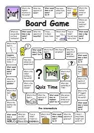 With The Easy Board Game Elementary To Intermediate Learners Will Practise Vocabulary Spelling Jobs And The Sou Board Games Vocabulary Games English Lessons