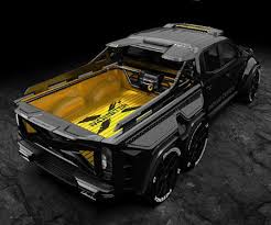 The Mercedes Benz X Class Exy 6 6 Is A Beastly Pickup Truck In Carbon Fibre Armor In 2020 Mercedes Truck Custom Trucks Pickup Trucks