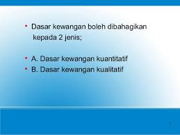 Ekonomi Dasar Kewangan
