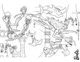 Barbie In A Mermaid Tale Coloring Page More Barbie Content On Hellokids Com Barbie Coloring Pages Barbie Coloring Mermaid Coloring