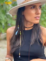 Bohemian Feather Black Hair Extension