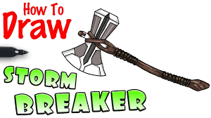 How To Draw Thor S Stormbreaker Youtube Step by step beginner drawing tutorial of thor's stormbreaker. how to draw thor s stormbreaker
