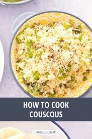 I pulled a lemon, cilantro, and red onion from the veggie crisper to add to the couscous. How To Cook Couscous In 8 Minutes Feast Glorious Feast