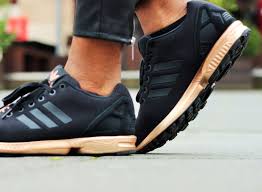 Adidas Black And Rose Gold Trainers Zx Flux Adidas Zx Flux Rose Gold Copper Metallic Schuhe Sneaker Anziehen