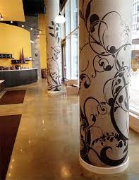 Brevcort, brevcort consulting associates, ridgewood, nj luis anguiano,csi paint, napa, ca scott williams,csi paint, san francisco, and napa, ca Design Amour Has Moved To Paintandpattern Com Pillar Design Wall Painting Decor Column Art