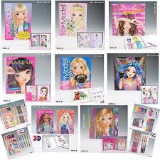 Top Model Colouring Sticker Books Fashion Designer Books Pens Large Range Creative Toys Activities Toys G Top Model Coloring Stickers Model Drawing