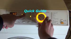 Miele dishwasher light indicator codes/faults (flashing blinking lights): How To Activate And Deactivate The System Machine Lock On A Miele Washing Machine Youtube