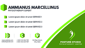 If you have never tried working with visual editors, it is time to do it. Physiotherapy Medical Business Card Template Postermywall