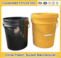 12L/15L/18L/20L/25L 300ml/350ml/500ml 5 Gallon Paint Plastic Buckets  Full-Size Food Grade Pail Type for Food Packaging Heavy Duty Plastic Bucket  Manufacturer