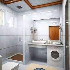 Large, outdated master bath becomes spa retreat 9 photos. 60 Shower Come Utility Room Ideas Laundry In Bathroom Small Bathroom Laundry Room Storage