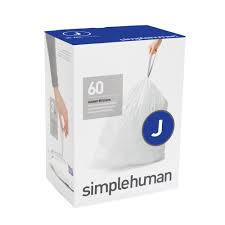 Simplehuman 10 5 Gal Custom Fit Trash Can Liner Code J 60