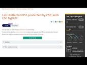 Web Security Academy | XSS | 30 - CSP Bypass - YouTube