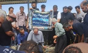 فیلم| پیکر "غیاث احمدی" پهلوان کردستانی در سنندج تشییع شد