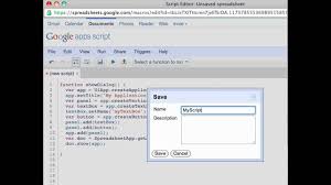 Google apps script lets you do new and cool things with google sheets. Google Apps Script Tutorial How To Create Ui Using Apps Script Youtube