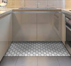Maybe you would like to learn more about one of these? White Hexagonal Tiles Kitchen Floor Tiles Tenstickers