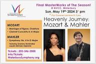 Heavenly Journey, Mozart & Mahler! WSO's Final MasterWorks Concert ...