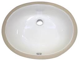 oval vitreous china undermount lavatory