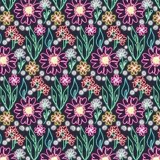 Orders for pattern books/patterns/reference guides will be filled based on the amount of stock on hand. Vector Neon Floral Seamless Pattern 256775 Vector Art At Vecteezy