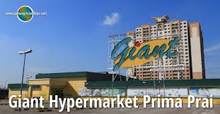 Giant supermarket penang plaza address: Giant Hypermarket Prima Prai