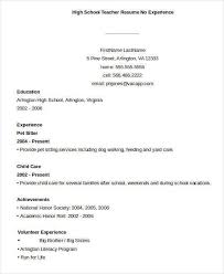 A cv that is optimized for the first impression. Resume No Experience Template Hudsonradc