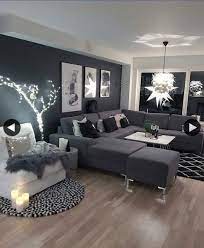 35 Stuuning Ideas Improving Your Living Room Lighting For Home Decor Livingroom Livingroomligh Living Room Grey Dark Furniture Living Room Black Living Room