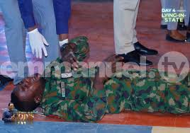 Goldennewsng reports that the lying state of prophet tb joshua, the founder of the synagogue church of all nations (scoan), who died on june 5 has commenced. Slutydqo2iscsm