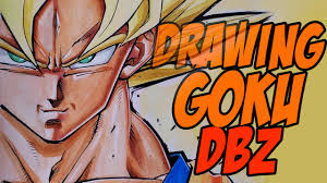 How to draw goku super saiyan from dragon ball z. Drawing Goku Super Saiyan Dragon Ball Z Youtube