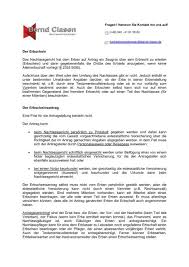 Wenn sie einen erbschein beantragen wollen, können sie dies selbst direkt beim nachlassgericht wollen sie einen erbschein direkt bei gericht beantragen, rufen sie dort an und fragen sie wann wenn sie einen antrag auf erteiliung eines erbscheins stellen, müssen sie dem nachlassgericht. Erbschein Und Antrag Nachlassverwalter Bernd Clasen